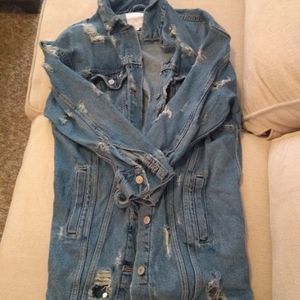 Distressed Denim Jacket